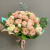 Букет "Ванильный пломбир" из кустовых пионовидных роз и эустомы N 45006