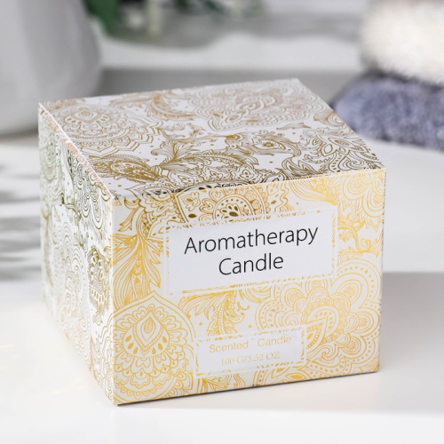 Свеча ароматическая в банке "BORN EO AMBER", 5х7 см, амбер  7999241