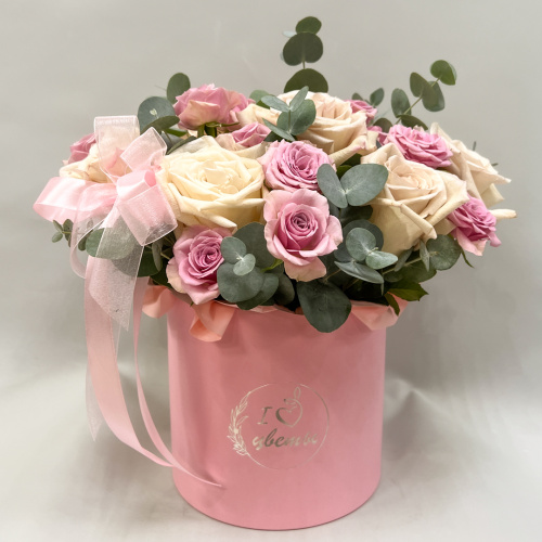 Коробка с розами "Дольче вита" N 45003