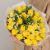 Букет из желтых роз Кения с ромашками (танацетум) N 50541-Ж