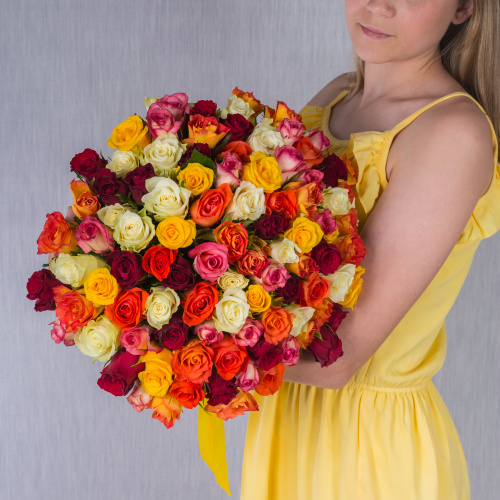 Букет из 101 Розы Кения Микс N 7311