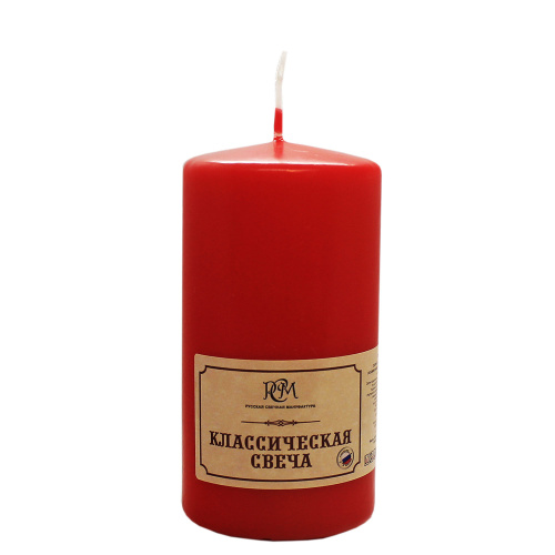 Свеча 100*50 красная