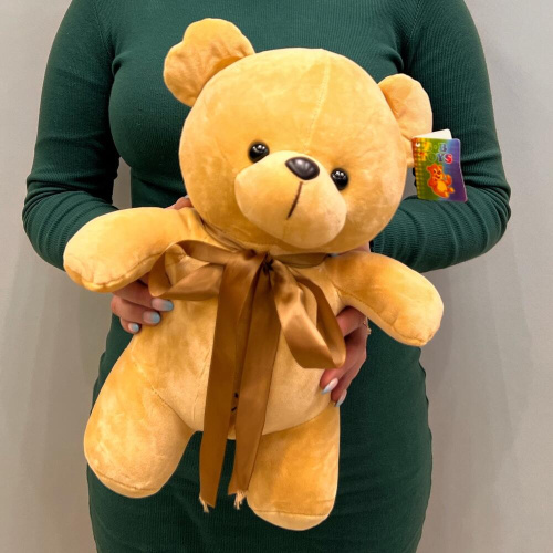 Игрушка Мишка цветной велюровый 40 см. большой N 79781