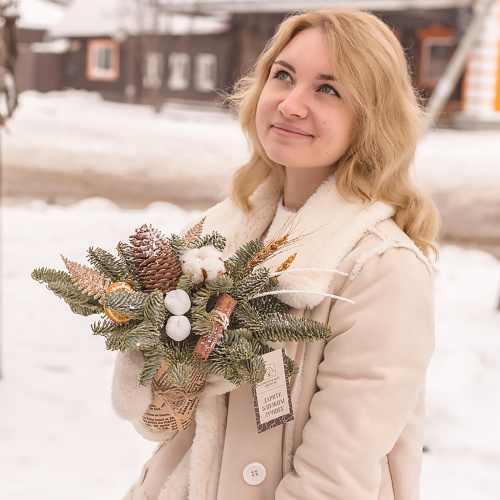 Стаканчик Уютный с шишками и елкой нобилис N 72235 Стаканчик Уютный с шишками и елкой нобилис N 72235