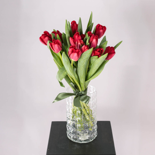 Тюльпаны красные 15 шт. 28774