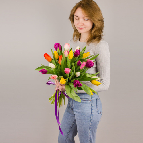 Тюльпаны 25 шт. МИКС (без упаковки) 7338