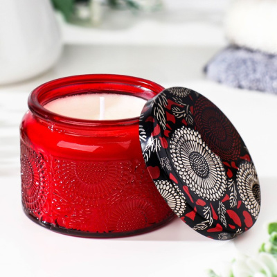 Свеча ароматическая в банке "GOJI BERRIES", 5х7 см, ягоды годжи  7999242 Свеча ароматическая в банке "GOJI BERRIES", 5х7 см, ягоды годжи  7999242