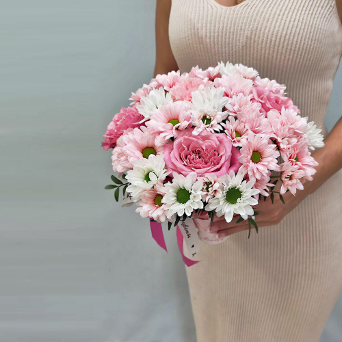 Стаканчик с цветами "Нежный" N 53035