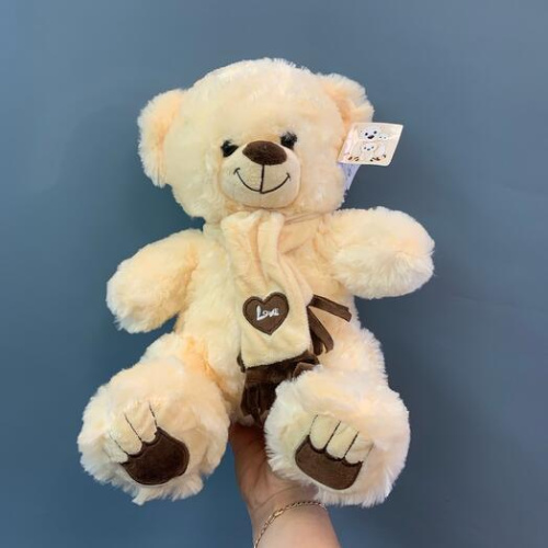 Игрушка Мишка 28 см. с шарфиком средний N 84076