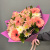 Букет из кустовой хризантемы с герберой и альстромерией "Танец бабочек" N 5490