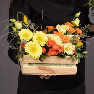 Ящик с цветами N 47024