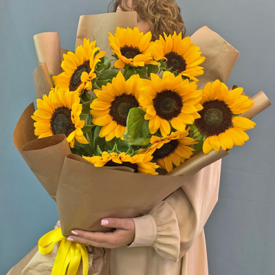 Букет из 9 Подсолнухов 35834