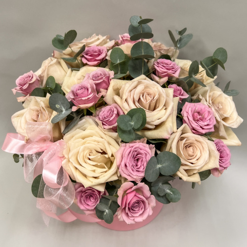 Коробка с розами "Дольче вита" N 45003