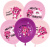Связка воздушных шаров с фигурой "Мечты сбываются" розовые N 92438