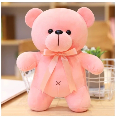 Игрушка Мишка цветной велюровый 24 см. N 41885