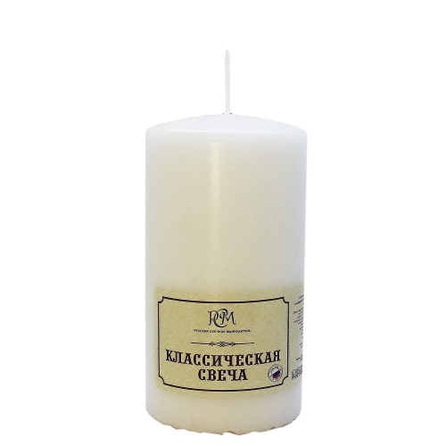 Свеча 100*50 белая