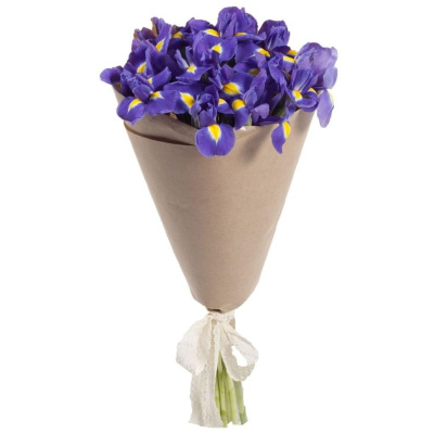 Букет из 15 синих Ирисов 7334 Букет из 15 синих Ирисов 7334